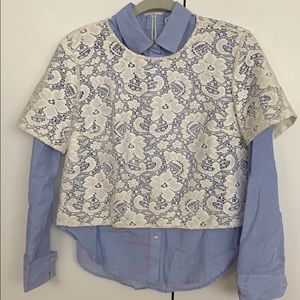Elizabeth and James button down
